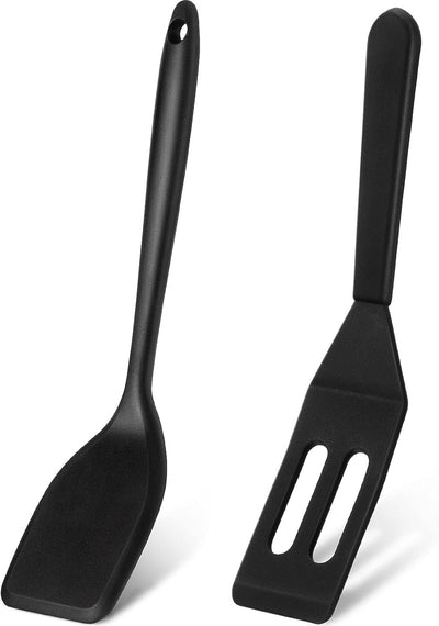 2 Pzas Espátula Silicona Antiadherente para Brownie y Huevos