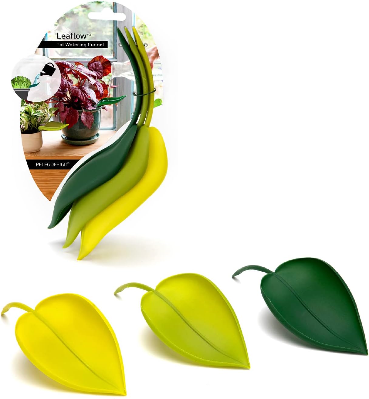 Embudo riego macetas set 3 interior y exterior