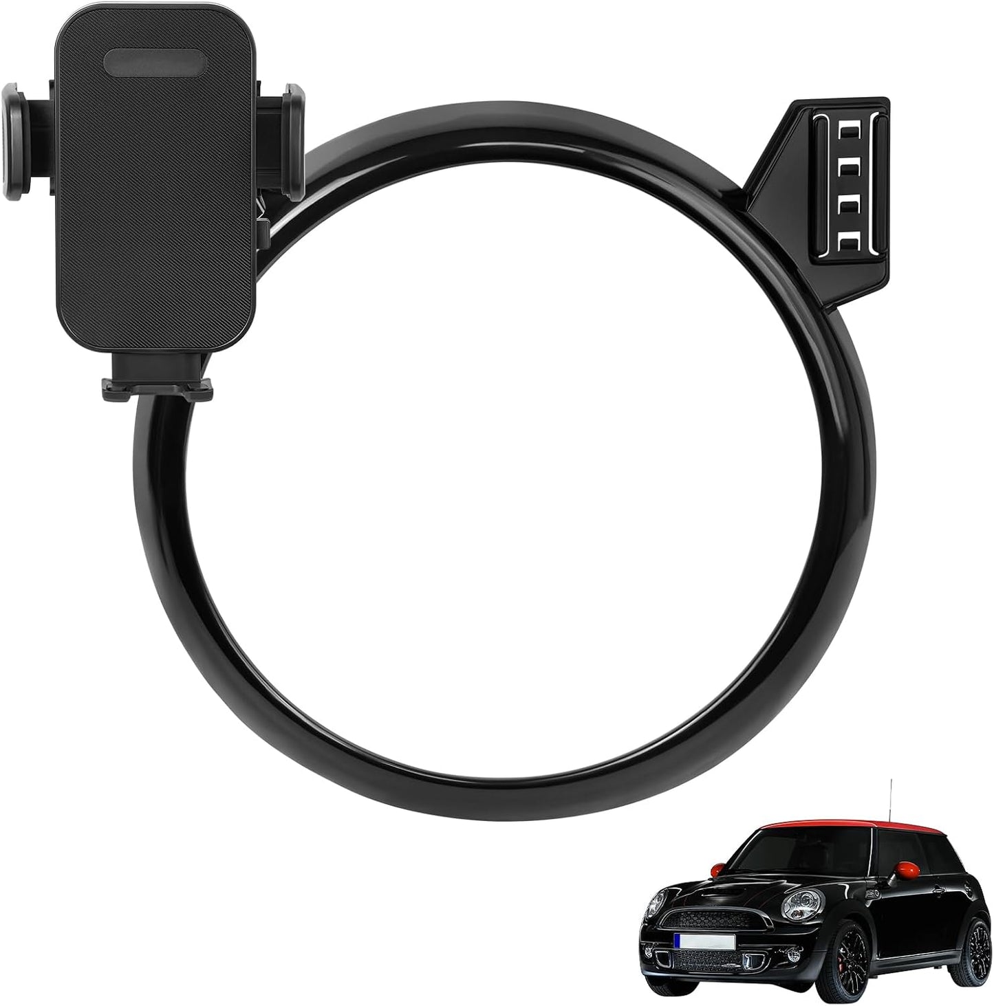 Soporte teléfono BMW MINI Cooper 07-13 clip fijo manos
