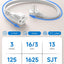 Cable extensión enchufe plano 1ft 3 clavijas con tierra