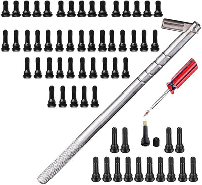 Set Extractor Vástago Válvula Neumático 60 Pzas Latón EPDM