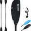 Remo ajustable kayak 90-98" correa paleta aluminio