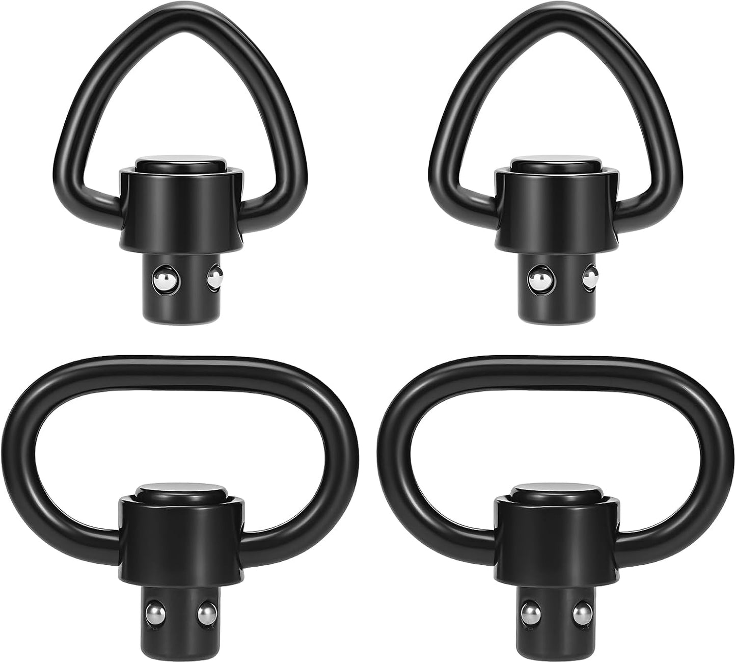 Accesorios giratorios desmontaje rápido botones negro