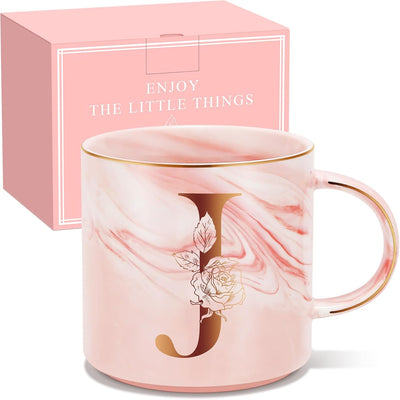 Taza café con monograma personalizado 12oz regalo aniversario