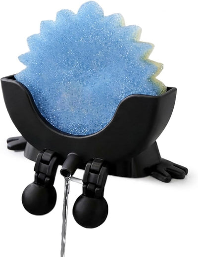 Soporte de esponja colgante con diseño divertido para fregadero