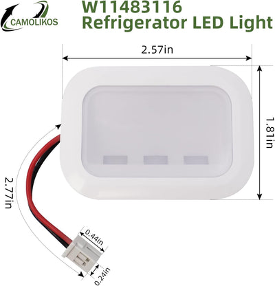 5 Pzas Luz LED refrigerador comp Whirlpool KitchenAid