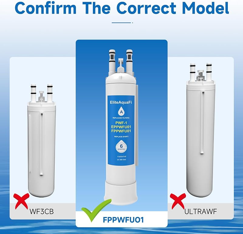 Filtro PurePour Frigidaire FPPWFU01 pack 3