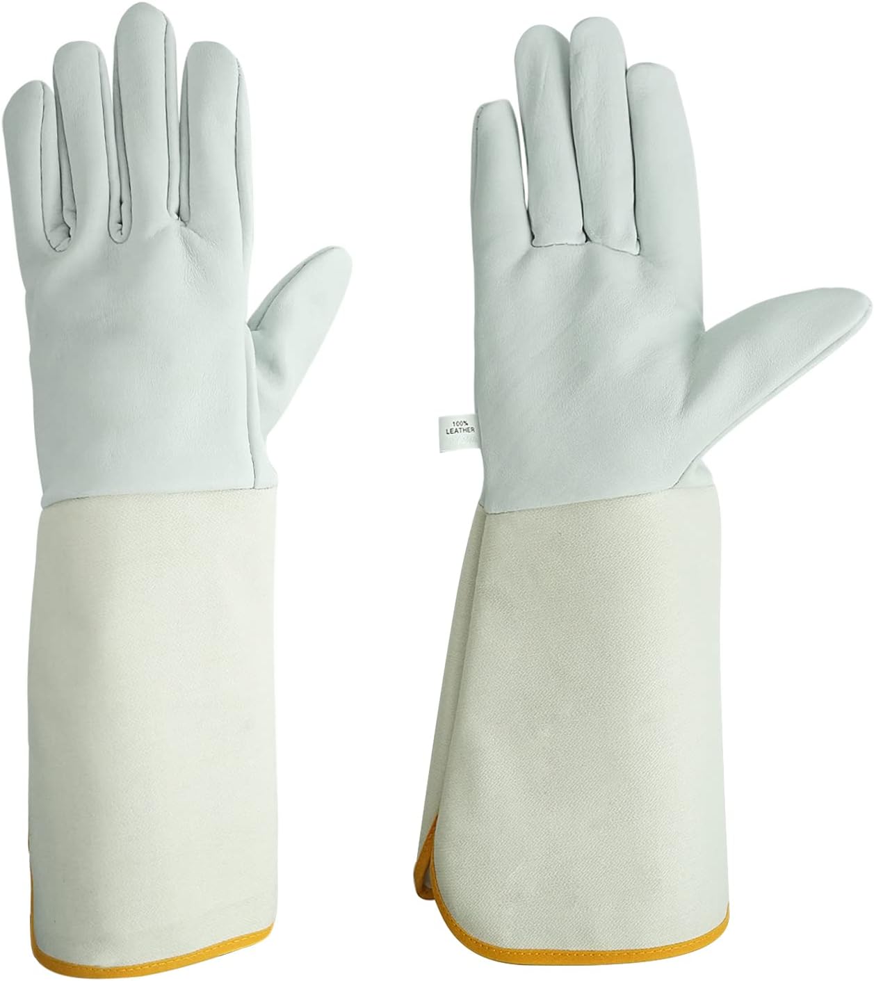 Guantes jardinería cuero color rosa para hombres y mujeres