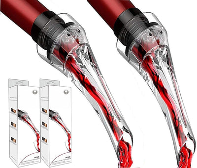 Vertedor de Vino 2 Pzas Aireador Profesional