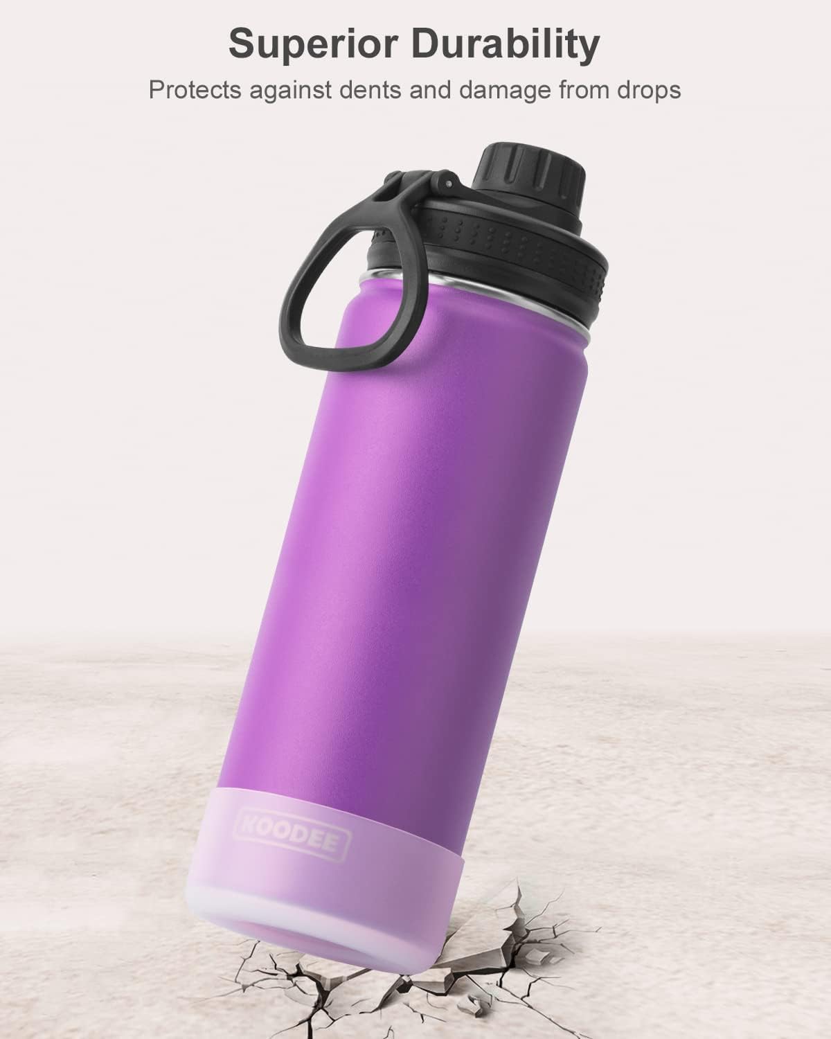 2 Botellas Agua Acero Inox Doble Pared Tapa Fuga Prueba