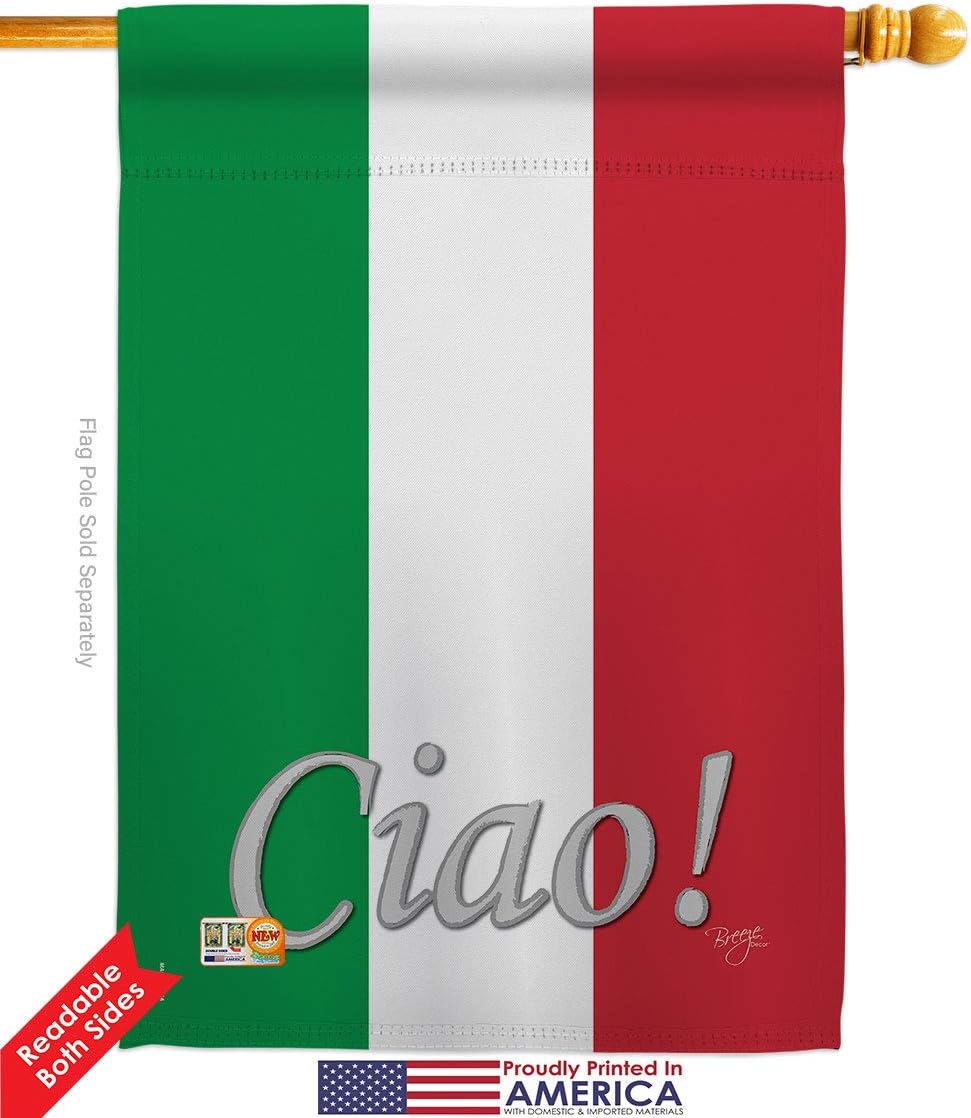 Bandera vertical decorativa 28x40pulg multicolor