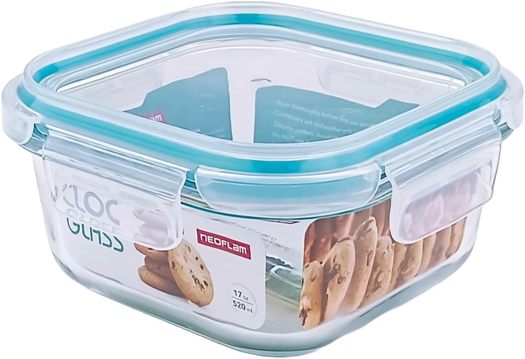 Almacenador alimentos cuadrado 17oz esmeralda