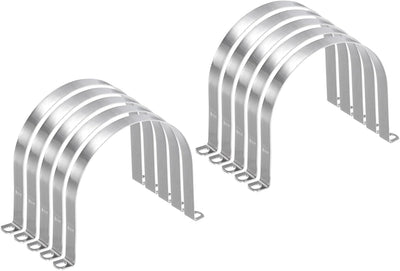 10 Abrazaderas Conducto 6 5/16pulg Acero Inox Soporte U