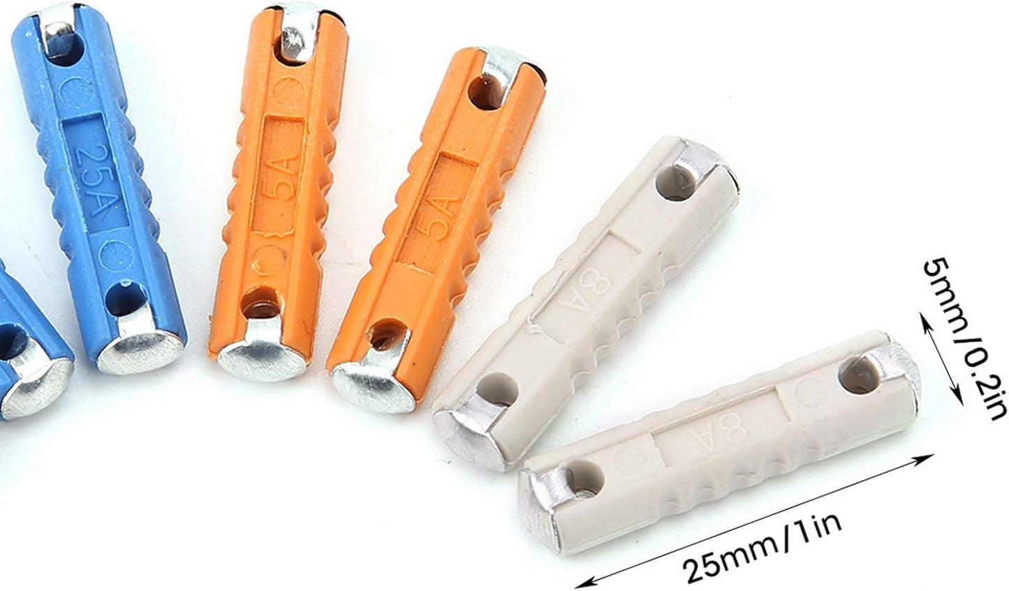 Kit 50 Pzas Torpedo Clásico 5A 8A 16A 25A para Autos