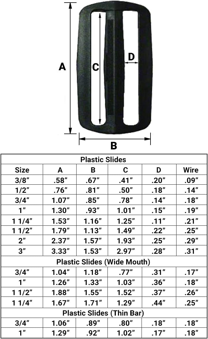 Diapositiva plástico negro 1.5" 10pzas