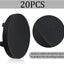 20 Pzas Soporte Cables Magnético Negro