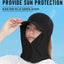 Cubierta cuello sombrero protección solar UPF 50