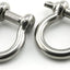 2 Unids 3/8pulg Acero Inox Grillete Arco Cuerda Supervivencia