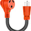Cable adaptador RV 30A a 110V 12" NEMA 5-15P a TT-30R