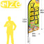 Kit poste bandera plumas estaca 11pulg para patio