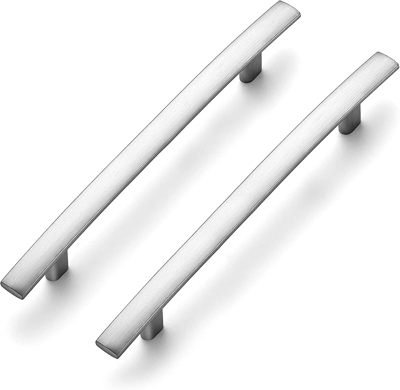 20 Tiradores Curvos Níquel Cepillado 7-1/4" Gabinete Cocina