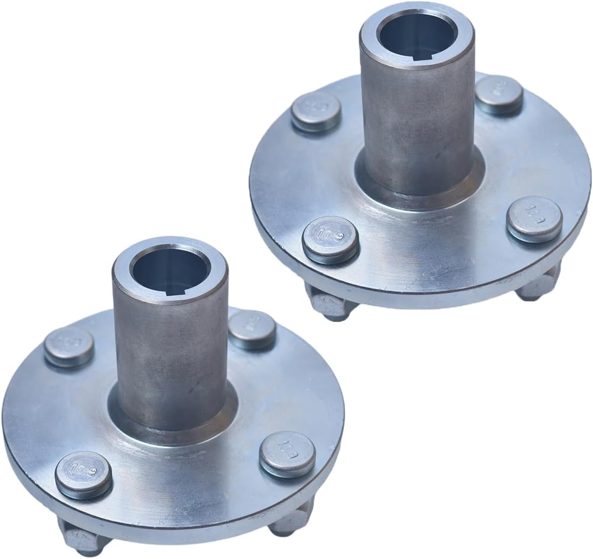 Buje eje vivo 4x4 Go Kart 1 a 3/4 ranura 1/4 plateado 2 Pzas