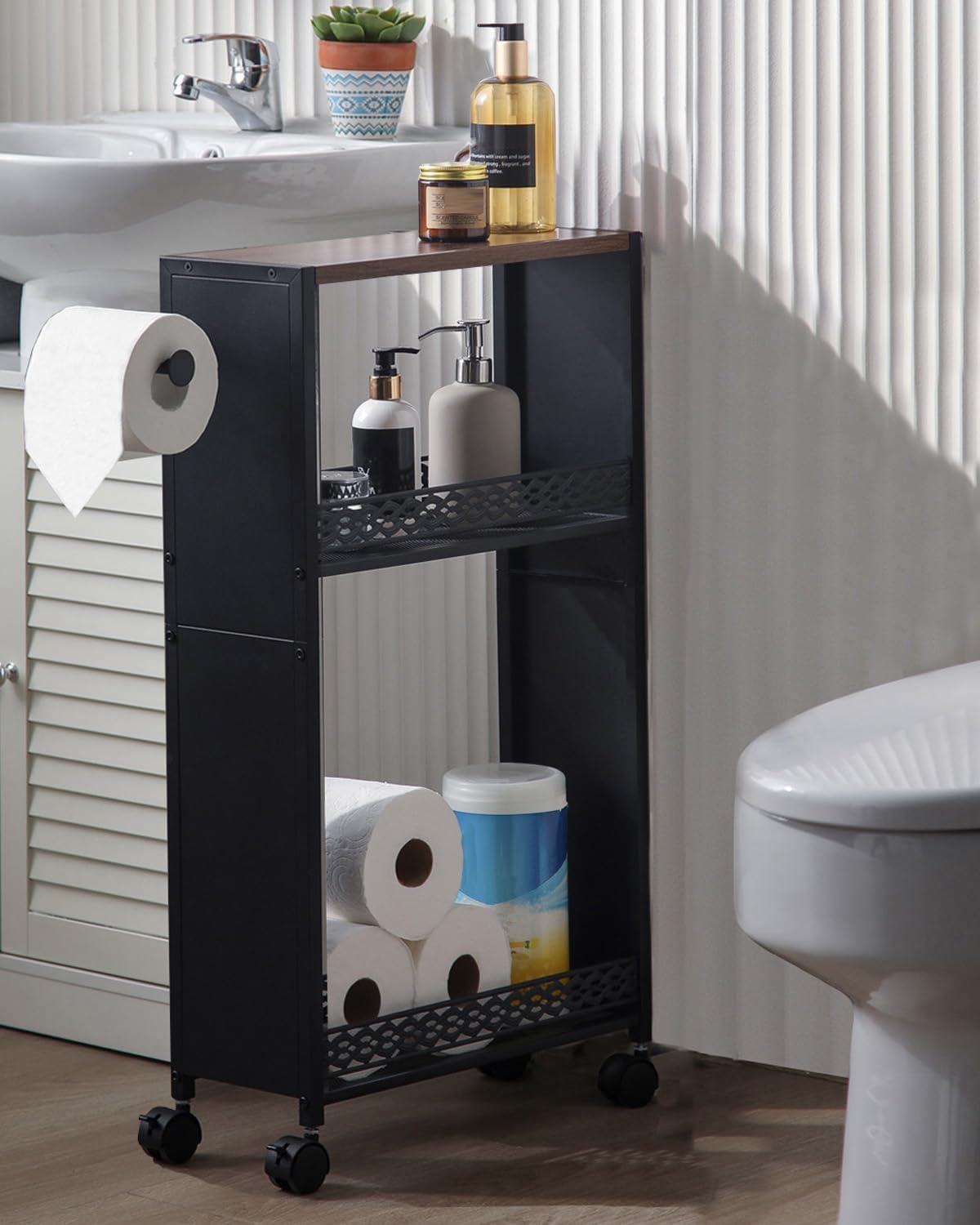 Soporte papel higiénico para baño pequeño