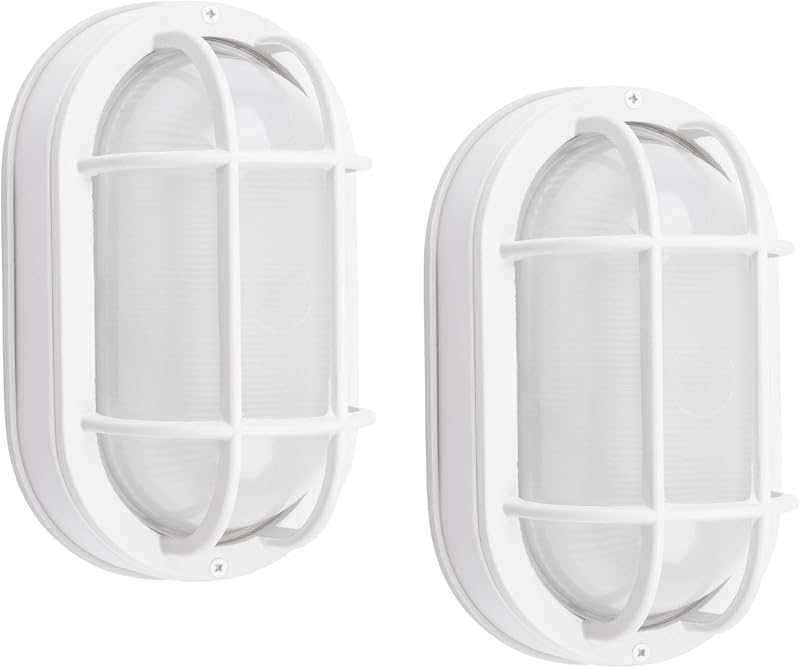 Luminaria LED ovalada exterior 8.5" 10.5W 3000K