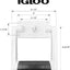 Mango oscilante agarre goma 90-100qt