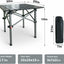 Mesa plegable aluminio camping playa picnic