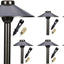 Luz LED Pathway 125V de latón 6 Pzas para jardín y terraza