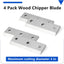 4 Cuchillas Trituradoras Madera Repuesto Superhandy LCE12