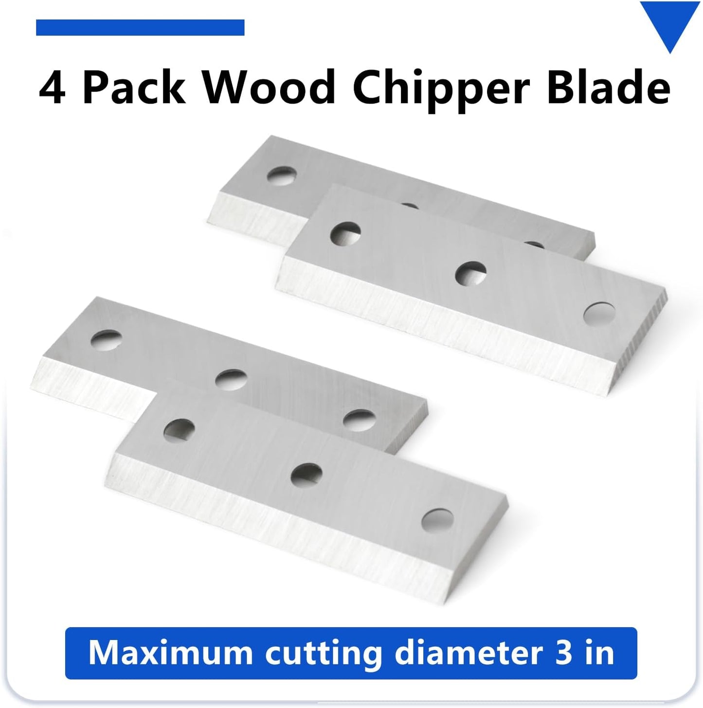 4 Cuchillas Trituradoras Madera Repuesto Superhandy LCE12