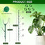 Soporte apilable para plantas de vid con clips y lazos 5 pzas