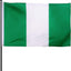 Bandera Nigeria 3x5ft poliéster grueso resistente