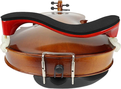 Soporte hombro violín ajustable 3/4-4/4 con patas y almohadilla