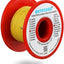 Bobina alambre silicona 22awg 50pies color amarillo flexible