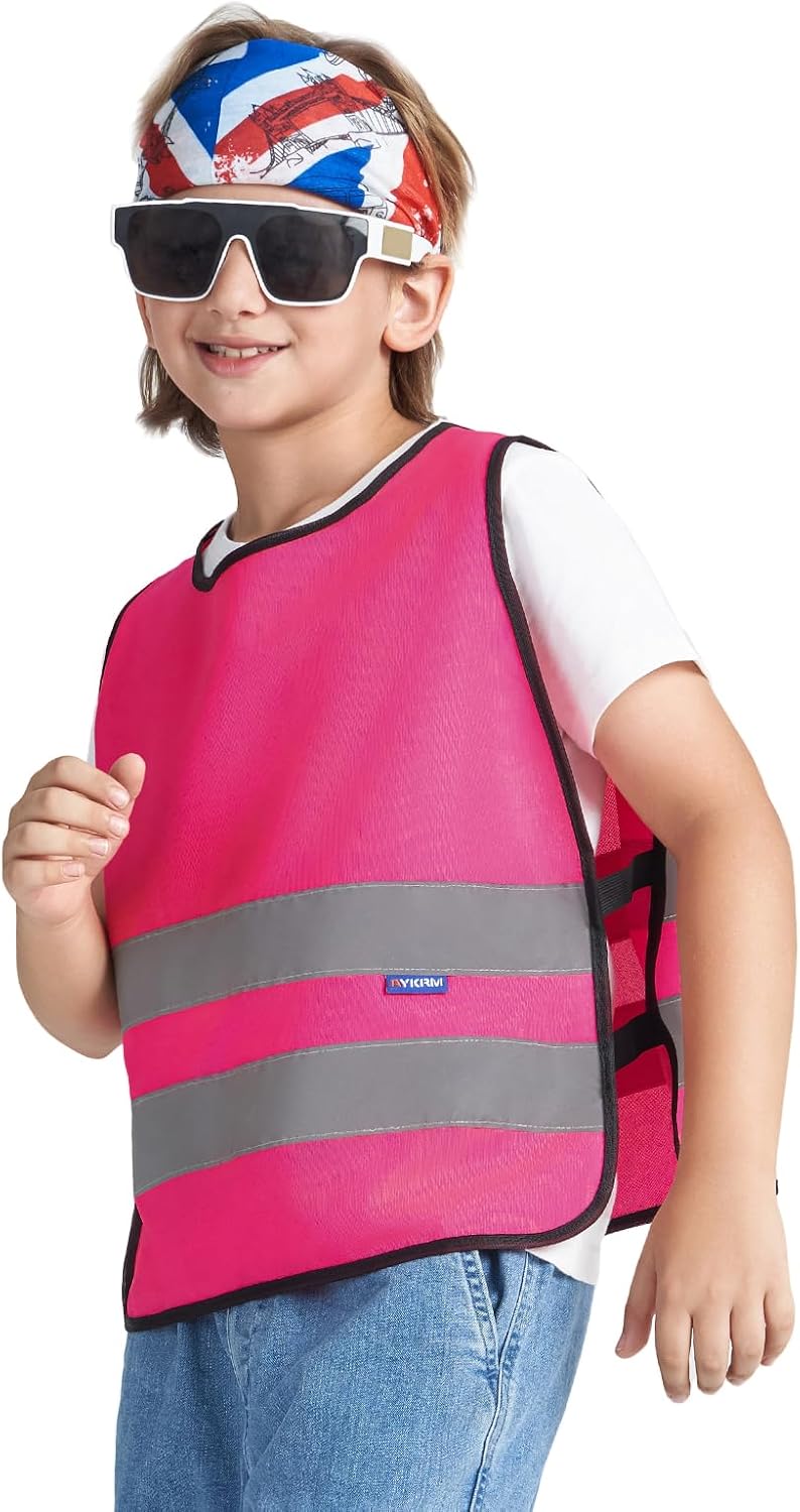 Chaleco seguridad niños alta visibilidad reflectante