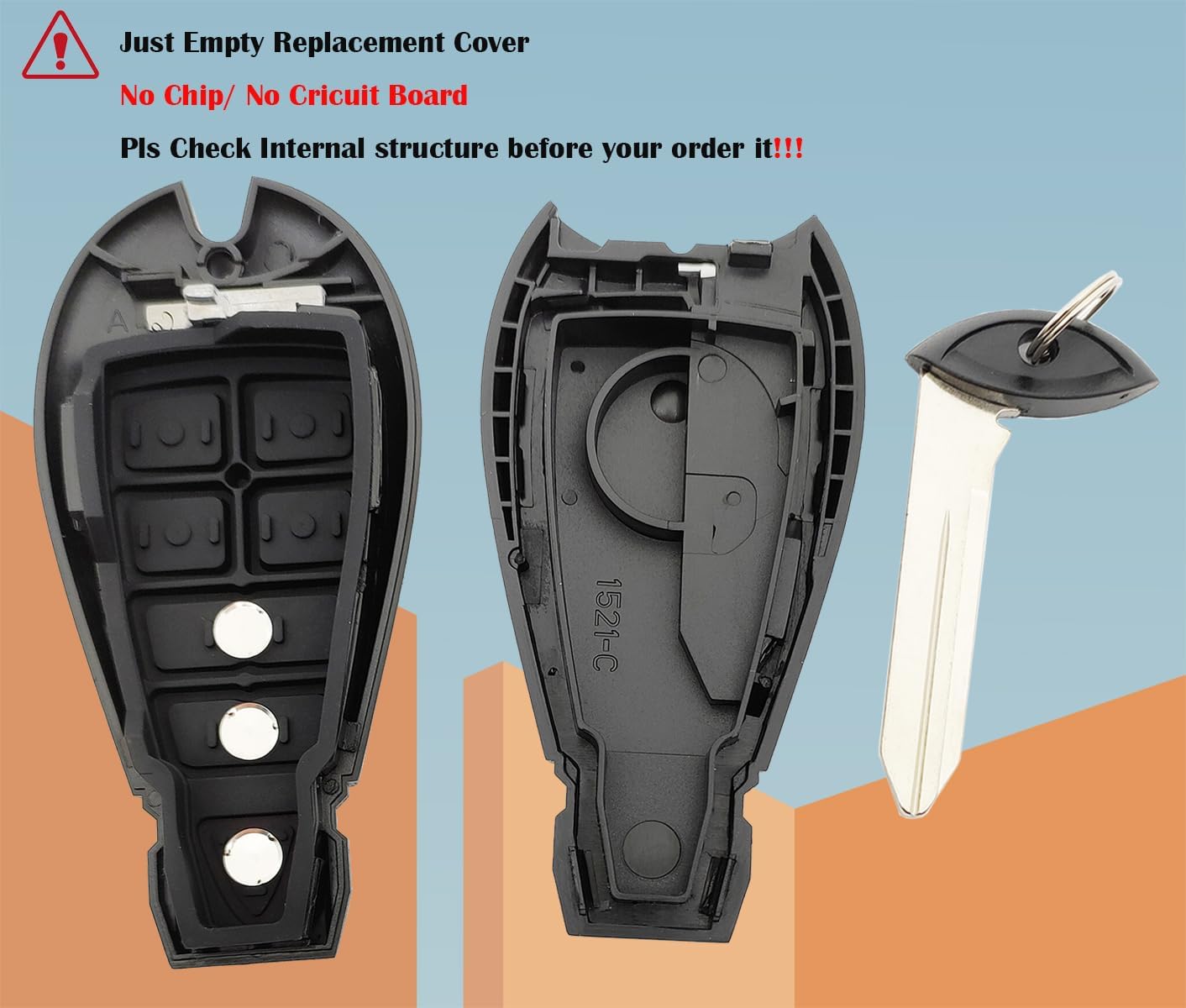 Funda repuesto llavero Dodge Ram