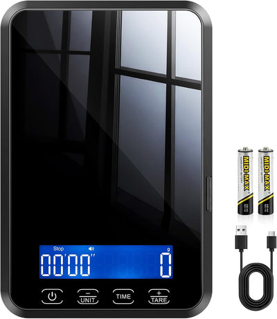 Báscula digital de cocina Letron para pan de masa madre 0.1 oz con 7 funciones