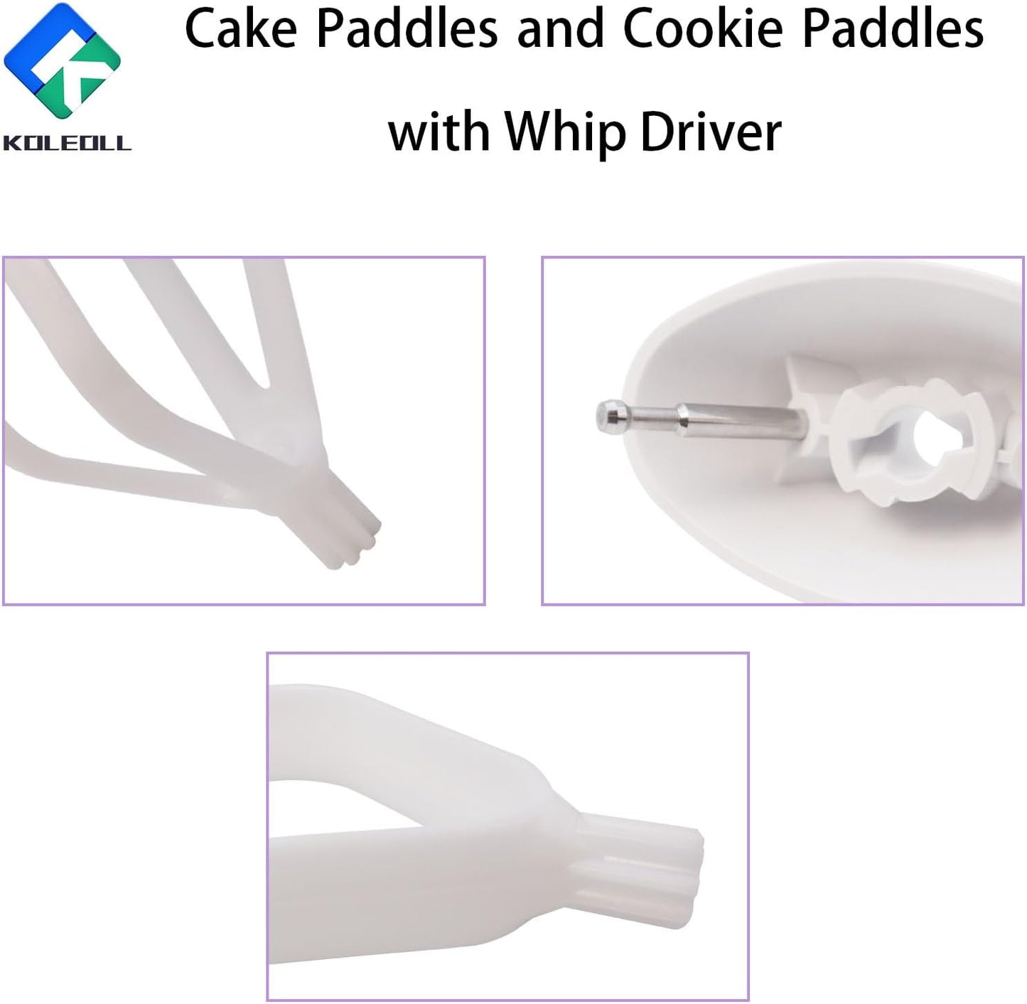 Paletas para pasteles y galletas con destornillador