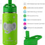Botella agua niños acero inox 16oz a prueba fugas pajilla