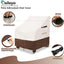 Fundas sillas patio impermeables 35x37x36" beige/marrón