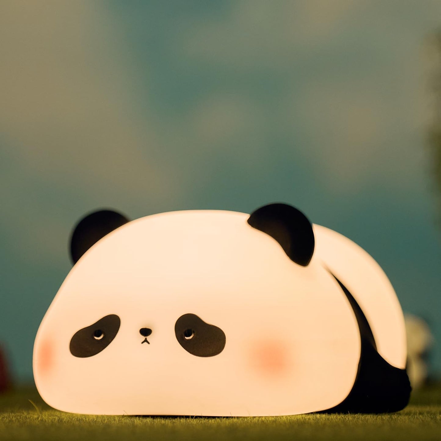 Luz nocturna panda silicona recargable atenuable 3 niveles