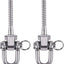 2 Pzas Soporte S Acero Inox 304 1800lb Para Yoga Columpios