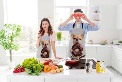 Delantal de cocina para chef y limpieza del hogar