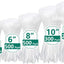 2000 Pzas Bridas Alambre 10-30cm Bloqueo Automático