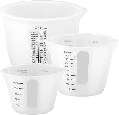 Tazas silicona antiadherentes para epoxi y manualidades 33.8oz