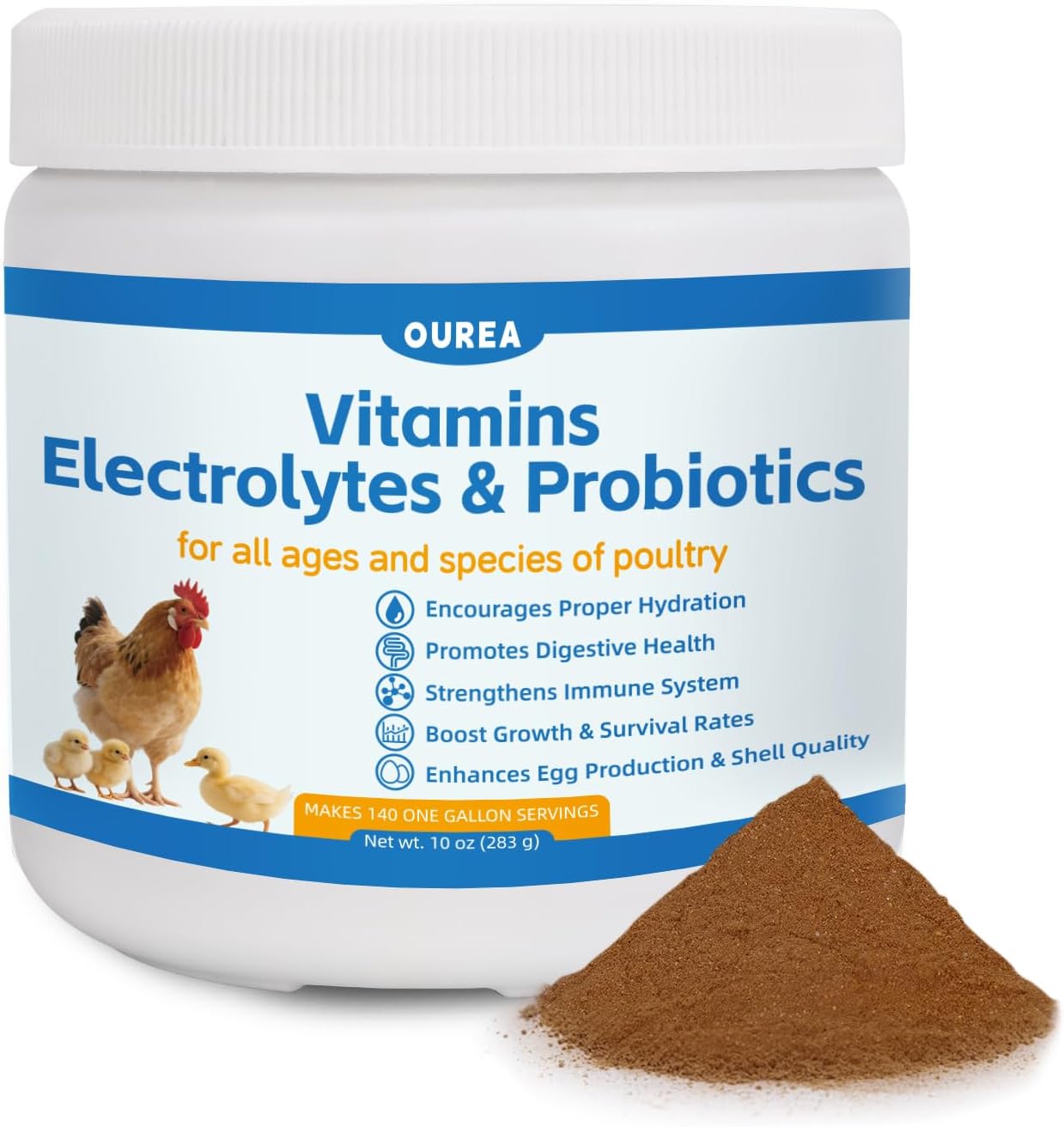 Suplemento pollo electrolitos probióticos 10oz