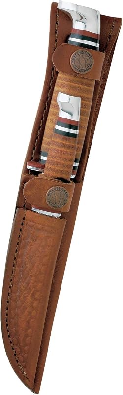 Funda piel cuchillo cazador